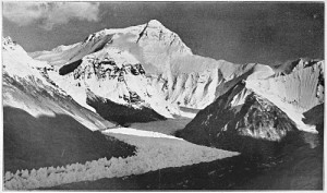 Everest from Rongbuk in 1921