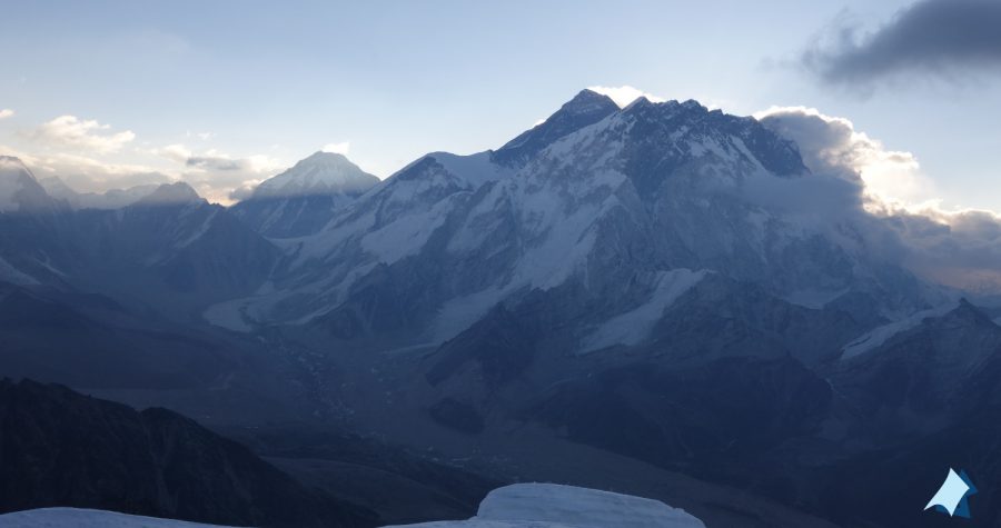 Everest from Lobuche